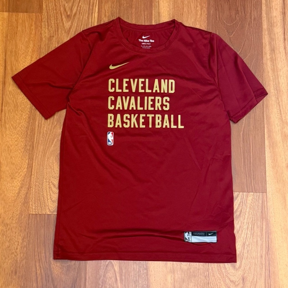 Youth Nike Cleveland Cavaliers NBA Dri-Fit Practice Shirt Kids Size Large